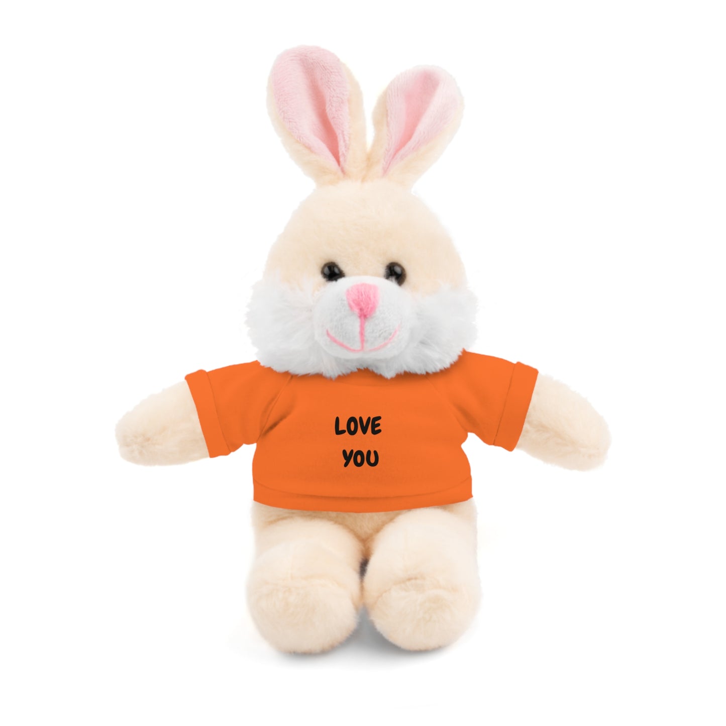 'Love You' Plush Animal with Tee — Cute & Cuddly Stuff with Support for your Home Team