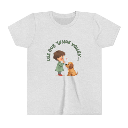 Affirmation Kids T‑Shirt – I Can Use My "Inside Voice" – Back to School Confidence Tee