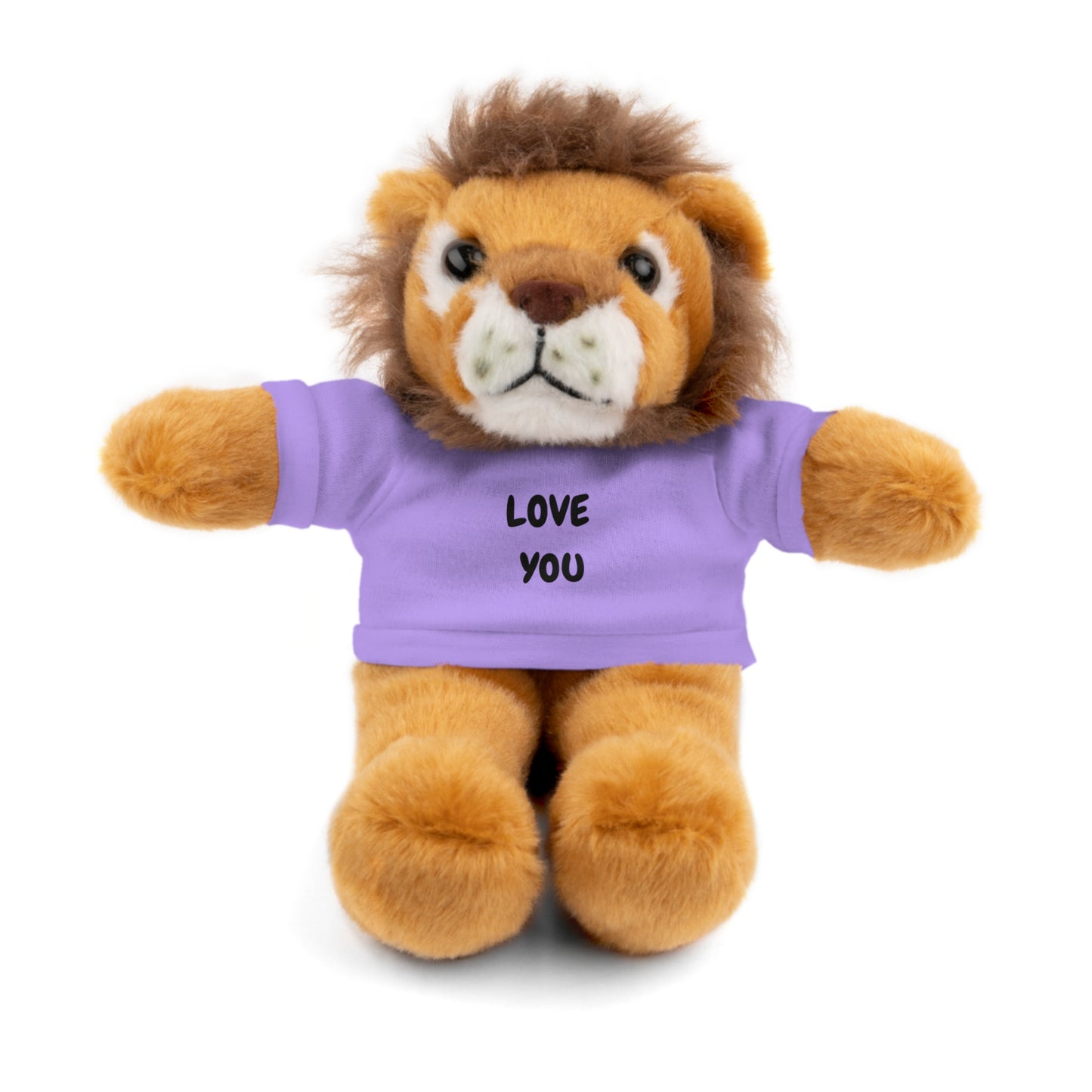 'Love You' Plush Animal with Tee — Cute & Cuddly Stuff with Support for your Home Team