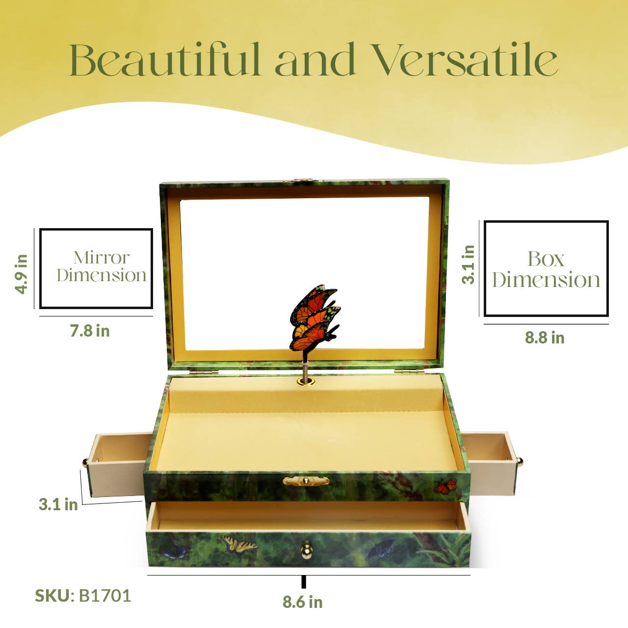Enchantmints - Papillon Butterfly Music Box