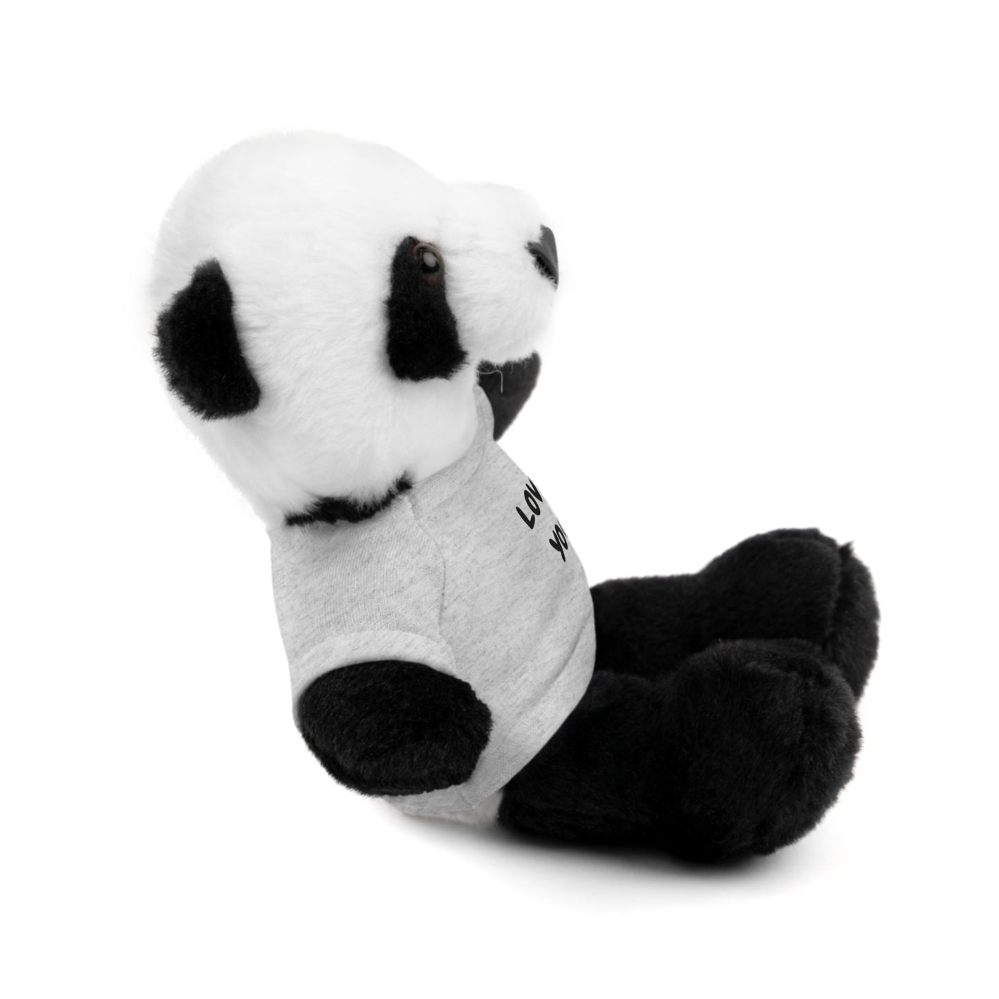 'Love You' Plush Animal with Tee — Cute & Cuddly Stuff with Support for your Home Team