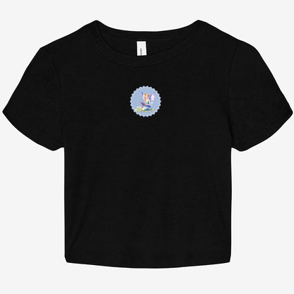 Fairies Reading Circle™:  Micro Rib Baby Tee 1010: Estelle