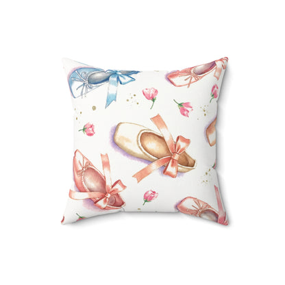 Pillow: Ballet Slippers Watercolor Decorative Cushion