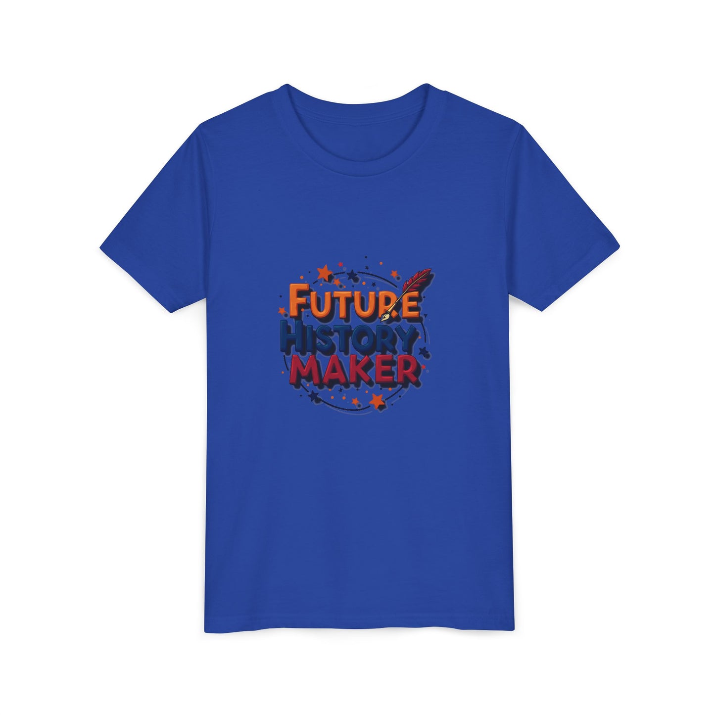Youth Tee – "Future History Maker" Patriotic Kids T-Shirt (Boys & Girls)