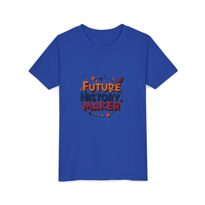 Youth Tee – "Future History Maker" Patriotic Kids T-Shirt (Boys & Girls)