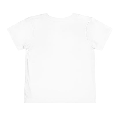 Plain white t-shirt on a light gray background