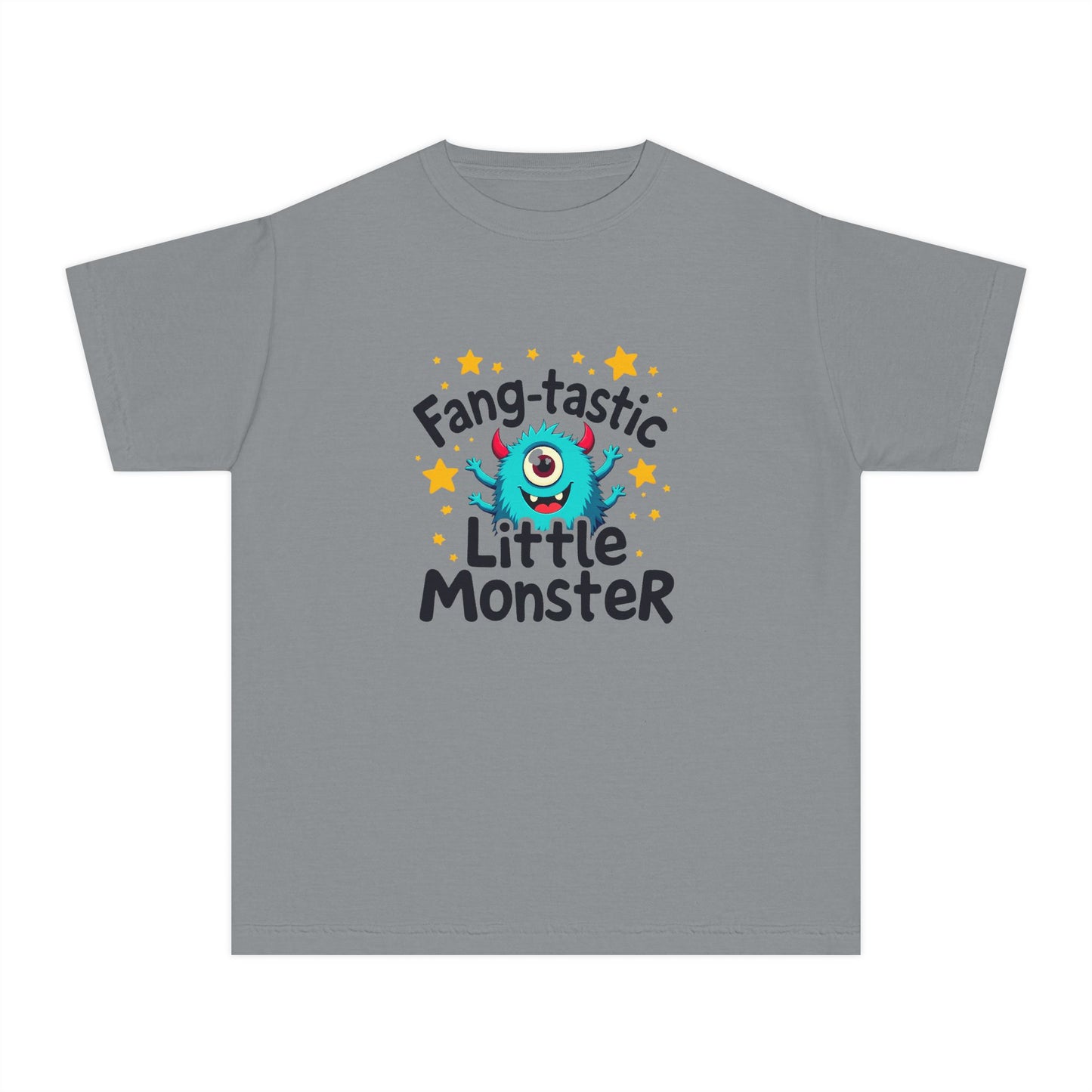 Fang-tastic Little Monster Youth Tee — Cute Kid Halloween Shirt