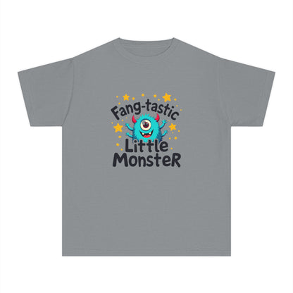 Fang-tastic Little Monster Youth Tee — Cute Kid Halloween Shirt