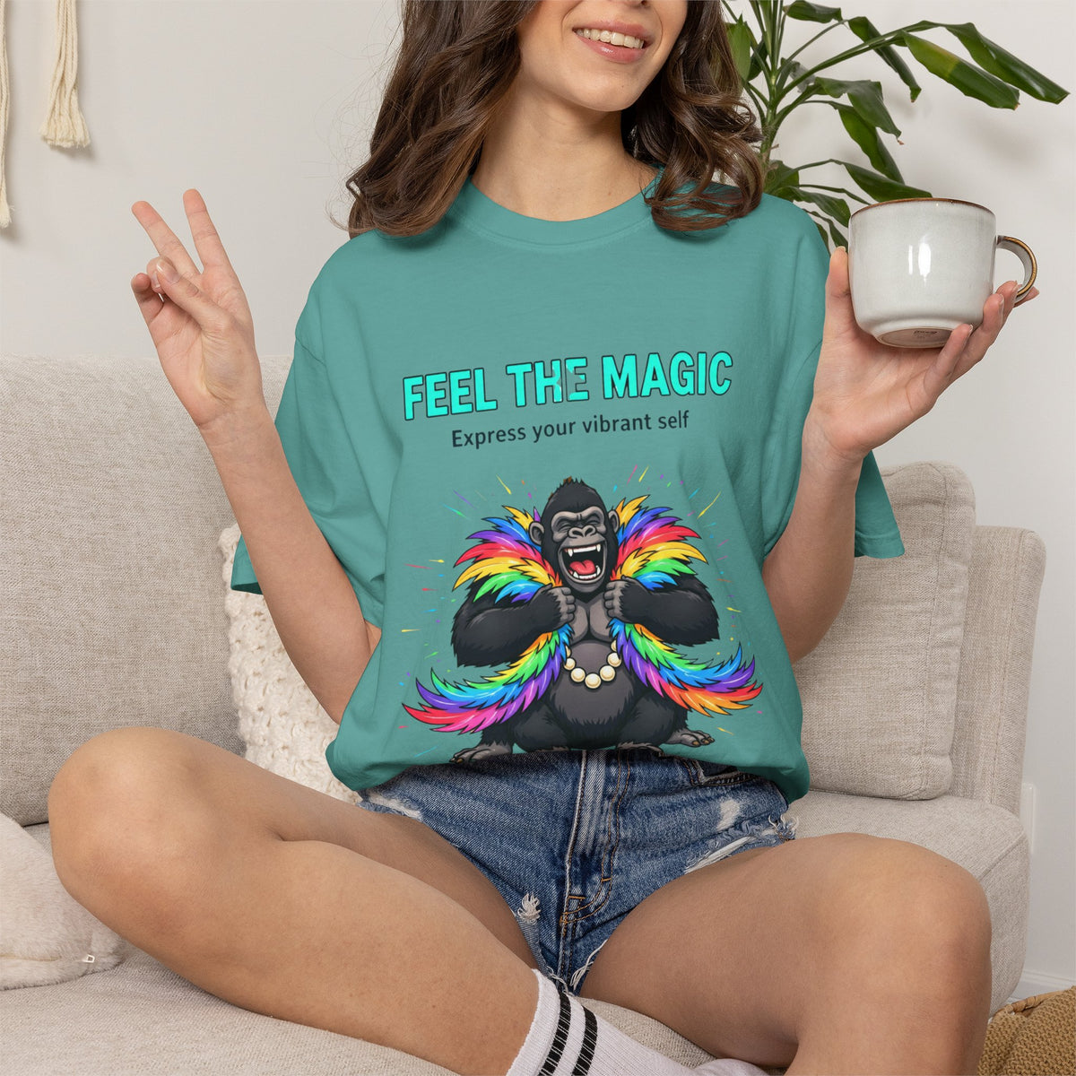 Girl‑Girl™ 01A · “Feel the Magic” Unisex Tee