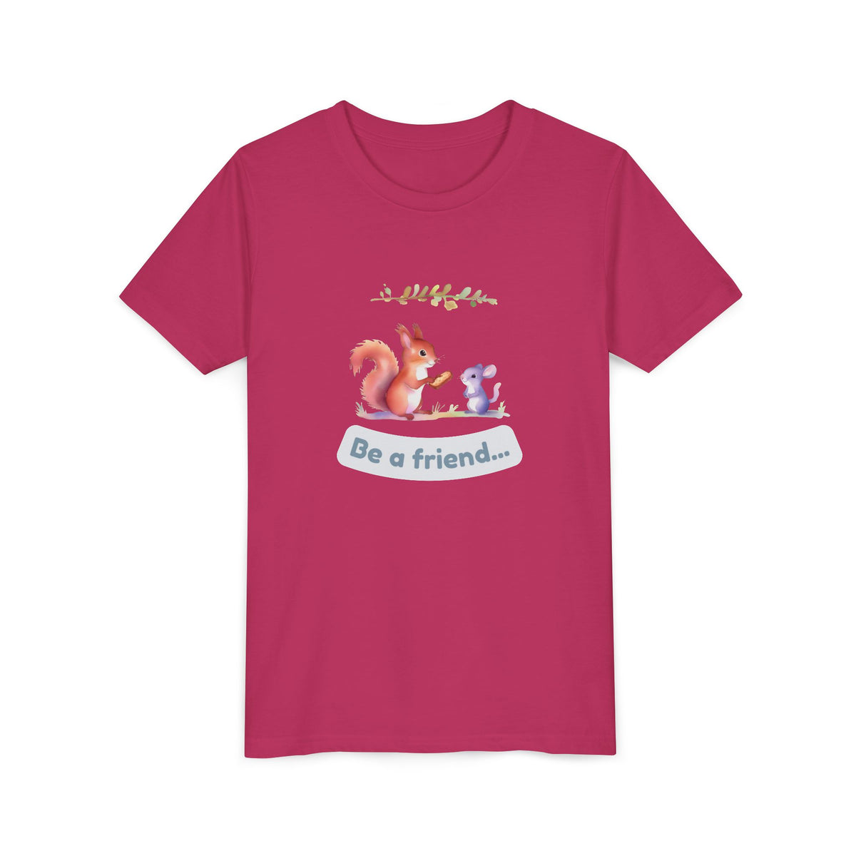 Affirmation Kids T‑Shirt – Be a Friend – Back to School Confidence Tee
