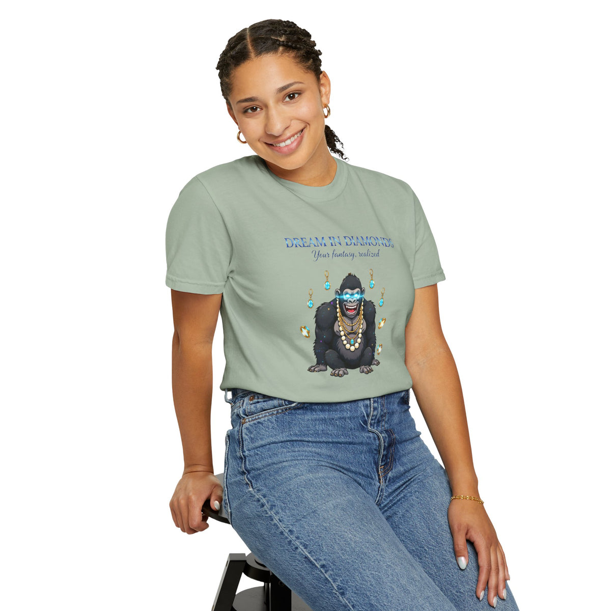 Girl‑Girl™ 01A · “Dream in Diamonds” Unisex Tee