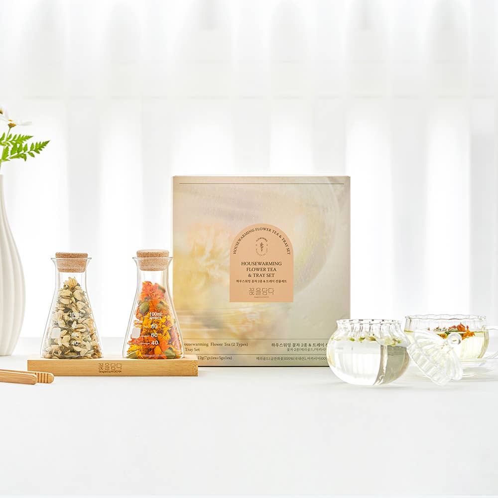 🌼 Housewarming Flower Tea Gift Set