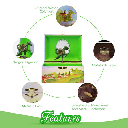 Enchantmints - Playful Dragon Music Box