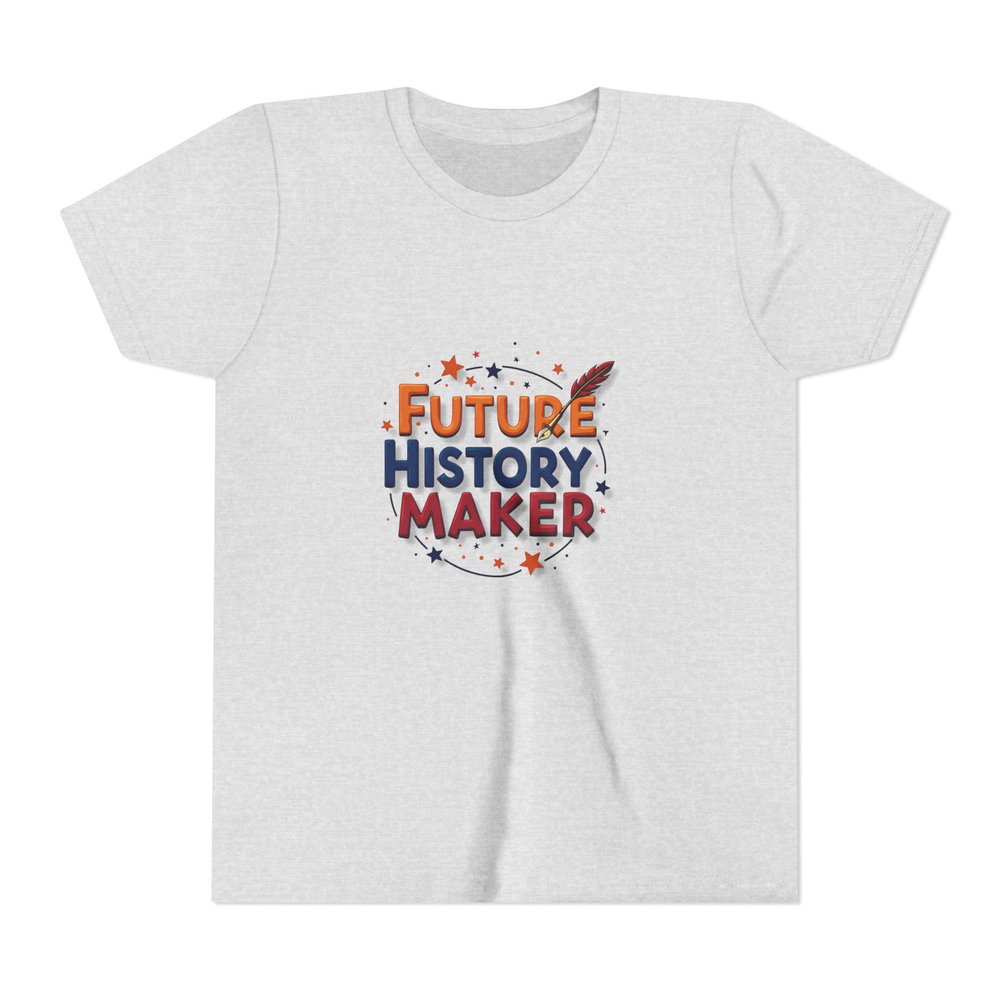 Youth Tee – "Future History Maker" Patriotic Kids T-Shirt (Boys & Girls)