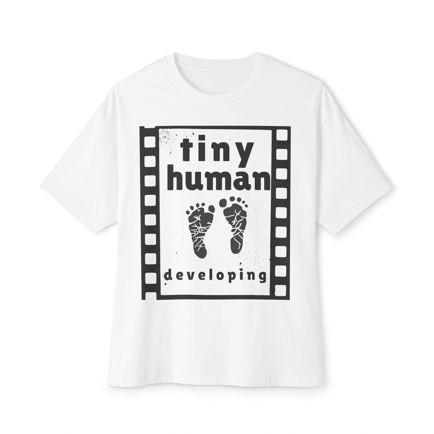 Tiny Human Developing Tee — Pregnancy Announcement T-Shirt