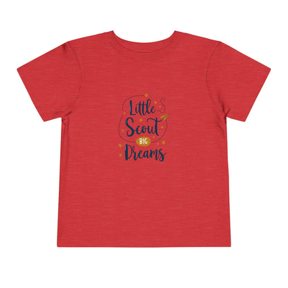Toddler Tee — “Little Scout BIG Dreams” | Little Explorer Adventure Shirt