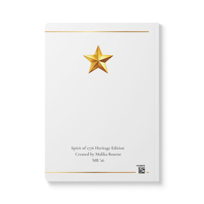 White product packaging with a gold star and text on a white background
