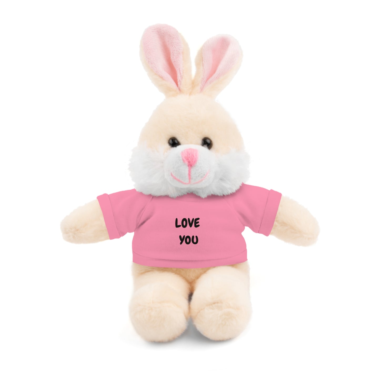 'Love You' Plush Animal with Tee — Cute & Cuddly Stuff with Support for your Home Team