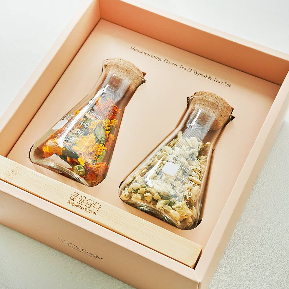 🌼 Housewarming Flower Tea Gift Set