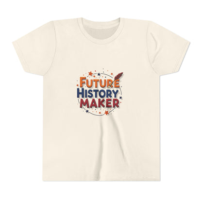 Youth Tee – "Future History Maker" Patriotic Kids T-Shirt (Boys & Girls)