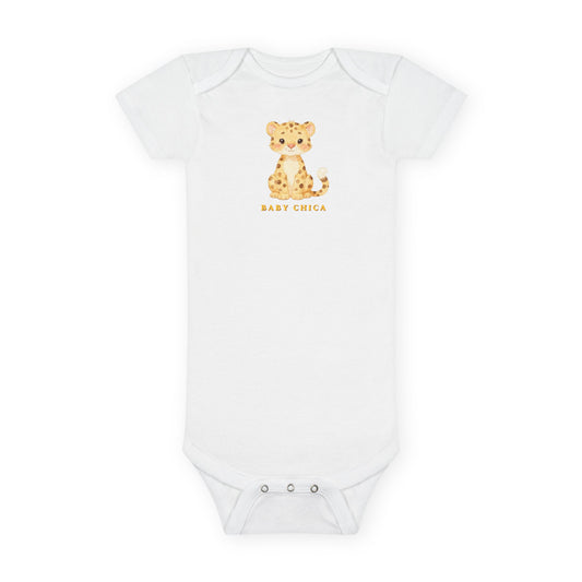 Baby Buds Collection — Chica Cheetah Baby Bodysuit