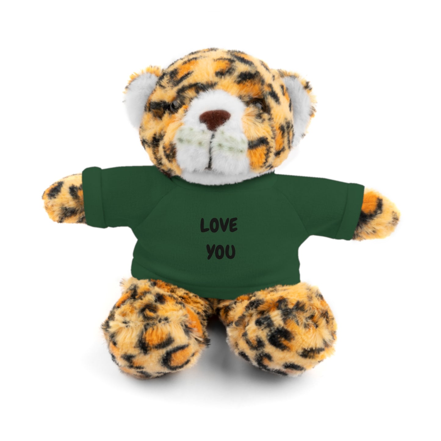 'Love You' Plush Animal with Tee — Cute & Cuddly Stuff with Support for your Home Team