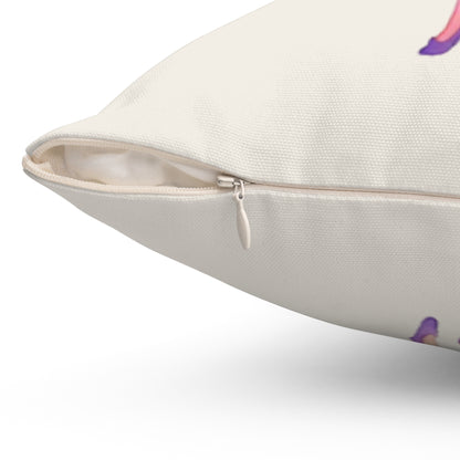 Garden Fairy Decorative Pillow — Watercolor Fairy Throw Pillow