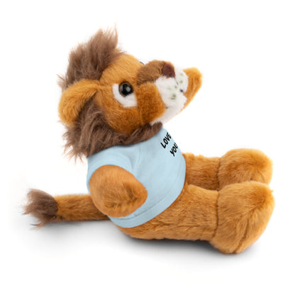 'Love You' Plush Animal with Tee — Cute & Cuddly Stuff with Support for your Home Team