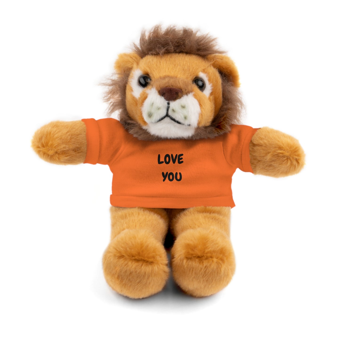 'Love You' Plush Animal with Tee — Cute & Cuddly Stuff with Support for your Home Team