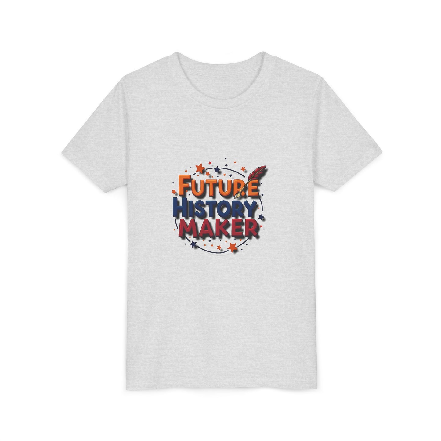 Youth Tee – "Future History Maker" Patriotic Kids T-Shirt (Boys & Girls)