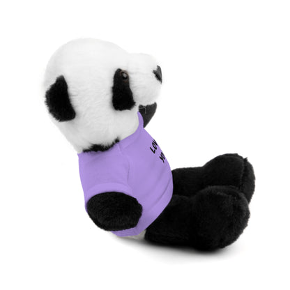 'Love You' Plush Animal with Tee — Cute & Cuddly Stuff with Support for your Home Team