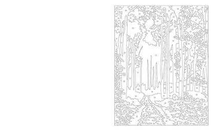 Large Print Meditation Colour By Numbers