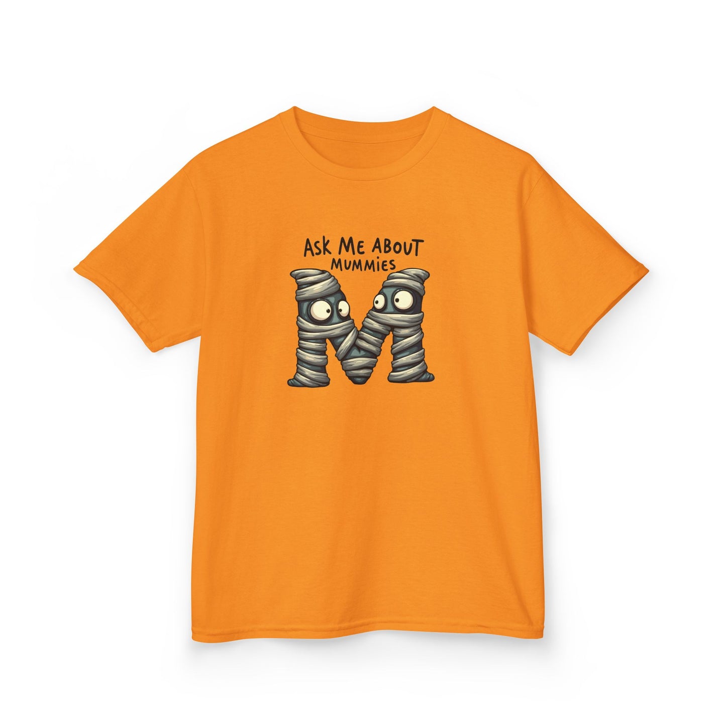 Ask Me About Mummies – Kids Heavy Cotton™ Tee (Gildan 5000B)