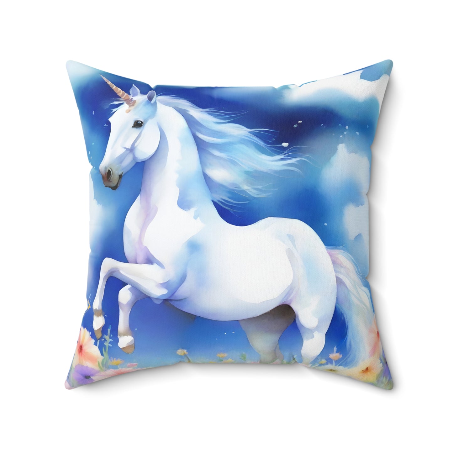 Pillow: Unicorn Magic Square Pillow — Decorative Cushion