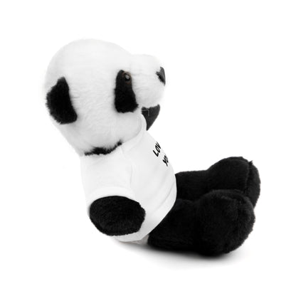 'Love You' Plush Animal with Tee — Cute & Cuddly Stuff with Support for your Home Team