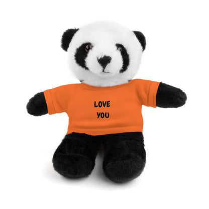 'Love You' Plush Animal with Tee — Cute & Cuddly Stuff with Support for your Home Team