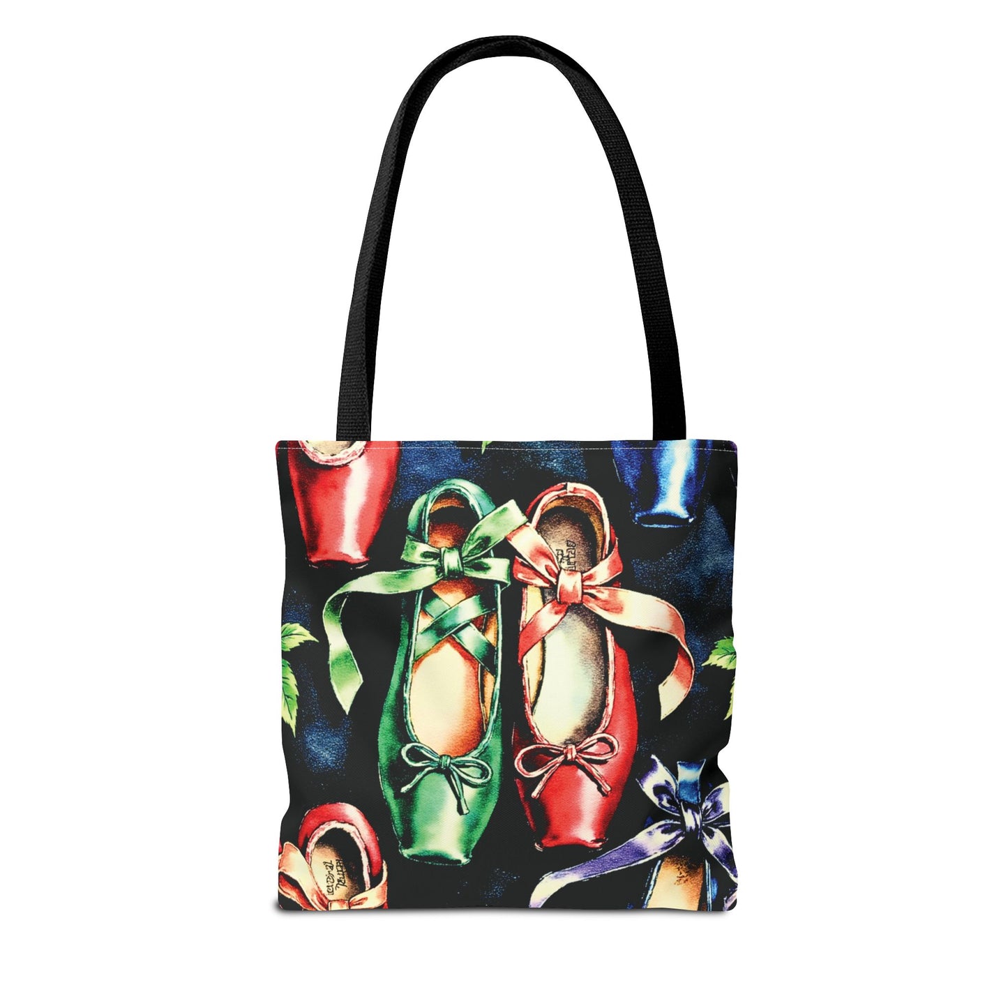 EcoTote: Colorful Ballet Slippers — All‑Over Dance Shoes Carry‑All