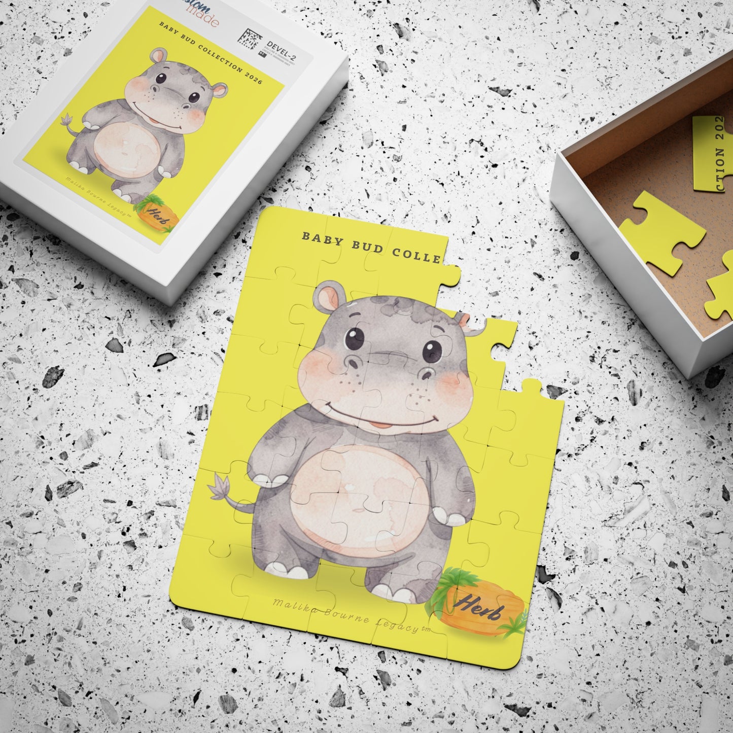 Herb the Hippo — 30-Piece Kids' Puzzle (Baby Bud Collection)