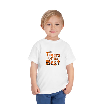 "Tigers Are the Best" Toddler Tee - Tiger Print Kids' T- Shirt