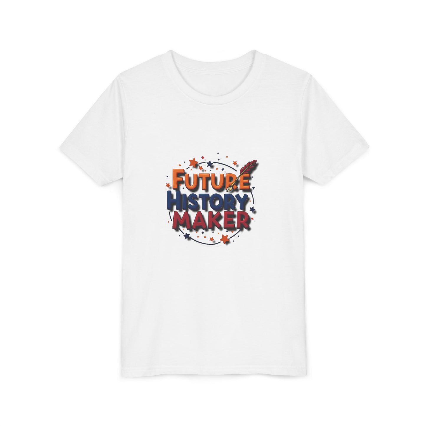 Youth Tee – "Future History Maker" Patriotic Kids T-Shirt (Boys & Girls)