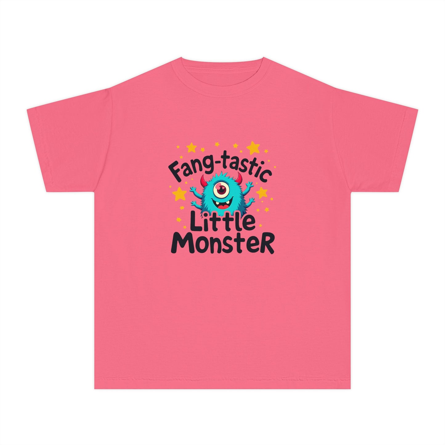 Fang-tastic Little Monster Youth Tee — Cute Kid Halloween Shirt