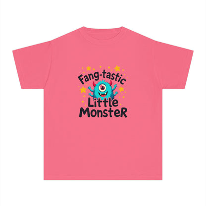 Fang-tastic Little Monster Youth Tee — Cute Kid Halloween Shirt