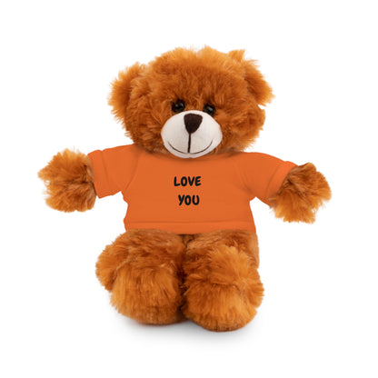 'Love You' Plush Animal with Tee — Cute & Cuddly Stuff with Support for your Home Team