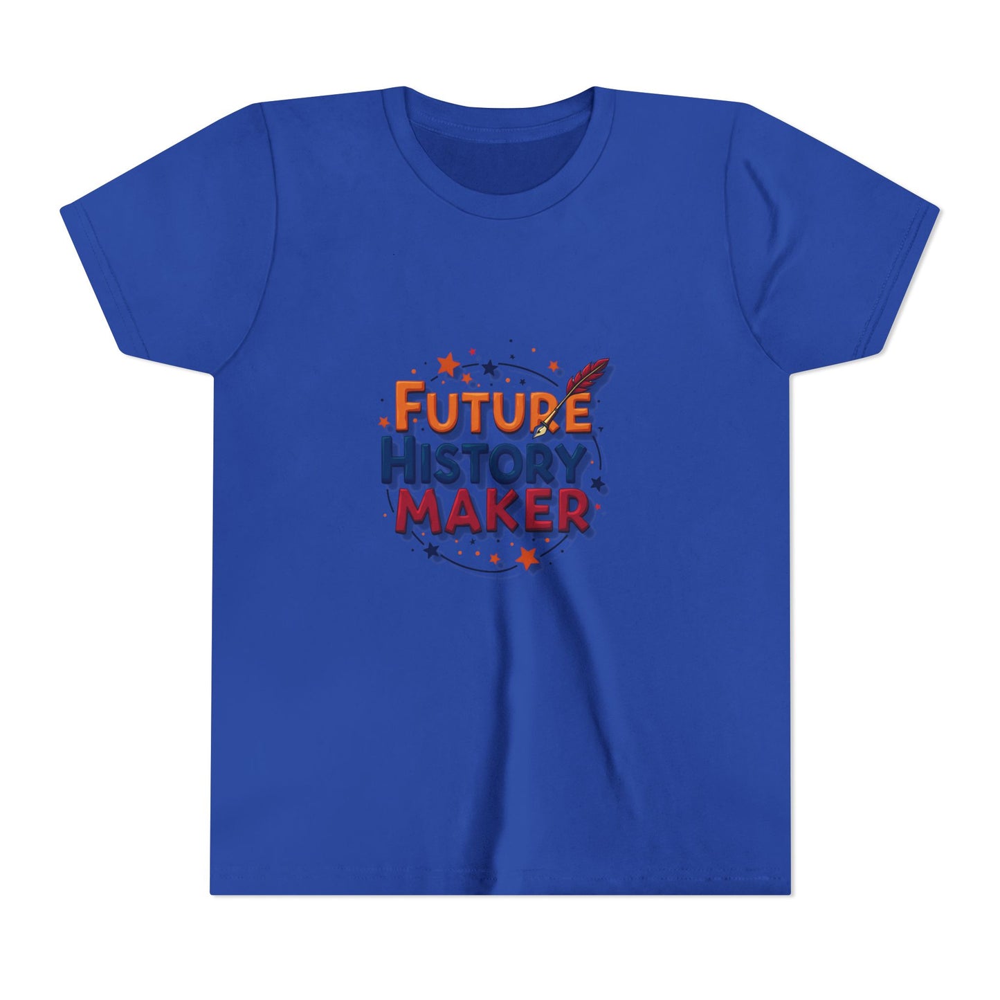 Youth Tee – "Future History Maker" Patriotic Kids T-Shirt (Boys & Girls)