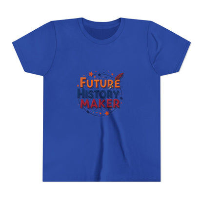 Youth Tee – "Future History Maker" Patriotic Kids T-Shirt (Boys & Girls)