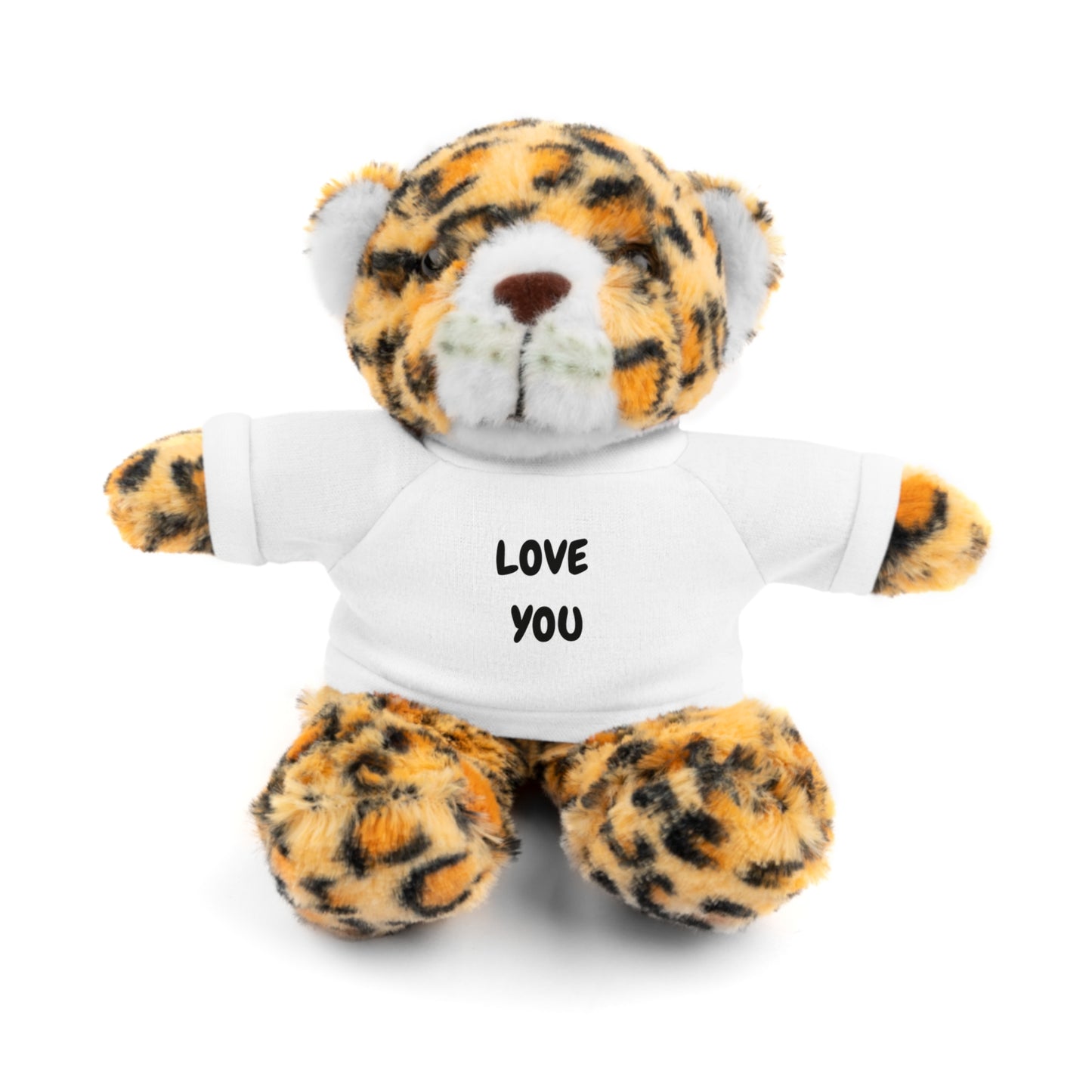 'Love You' Plush Animal with Tee — Cute & Cuddly Stuff with Support for your Home Team