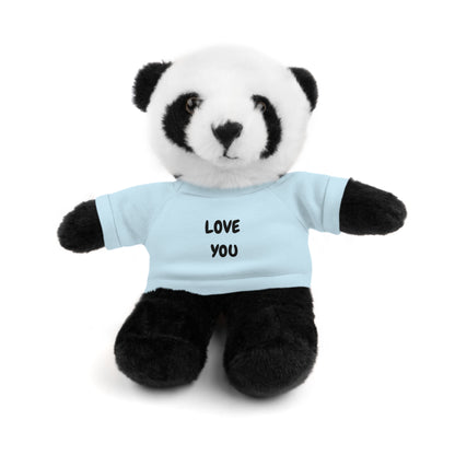 'Love You' Plush Animal with Tee — Cute & Cuddly Stuff with Support for your Home Team