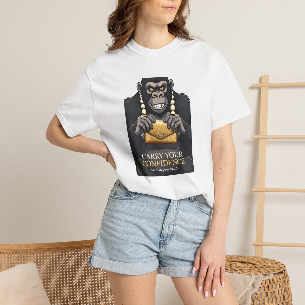 Girl‑Girl™ 01A · “Carry Your Confidence” Unisex Tee