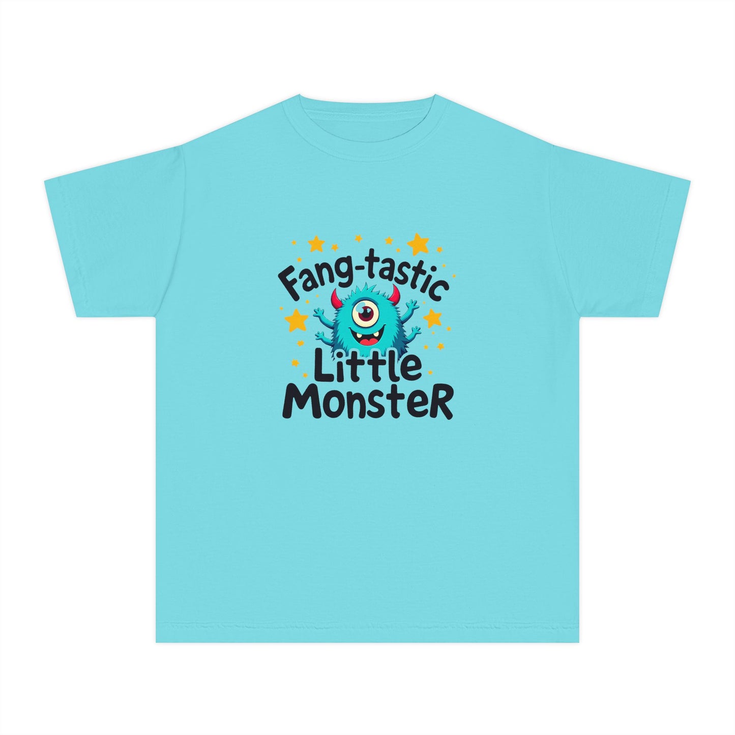 Fang-tastic Little Monster Youth Tee — Cute Kid Halloween Shirt
