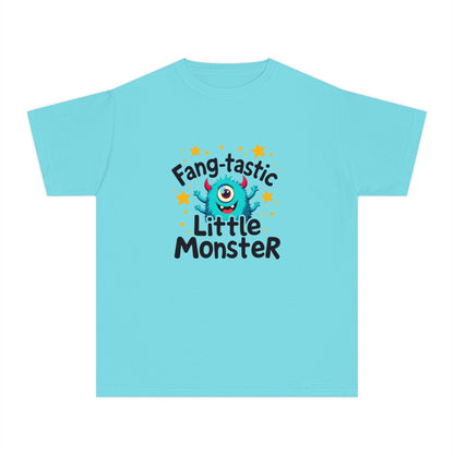 Fang-tastic Little Monster Youth Tee — Cute Kid Halloween Shirt